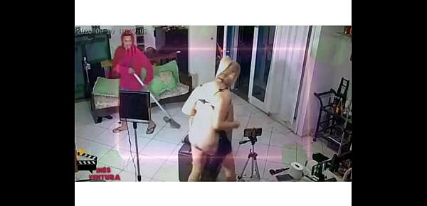  Risadas nudes e curtição nos bastidores com fada Mel e Nego catra passando Bruninho Bombom